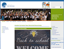 Tablet Screenshot of neue-oberschule.de